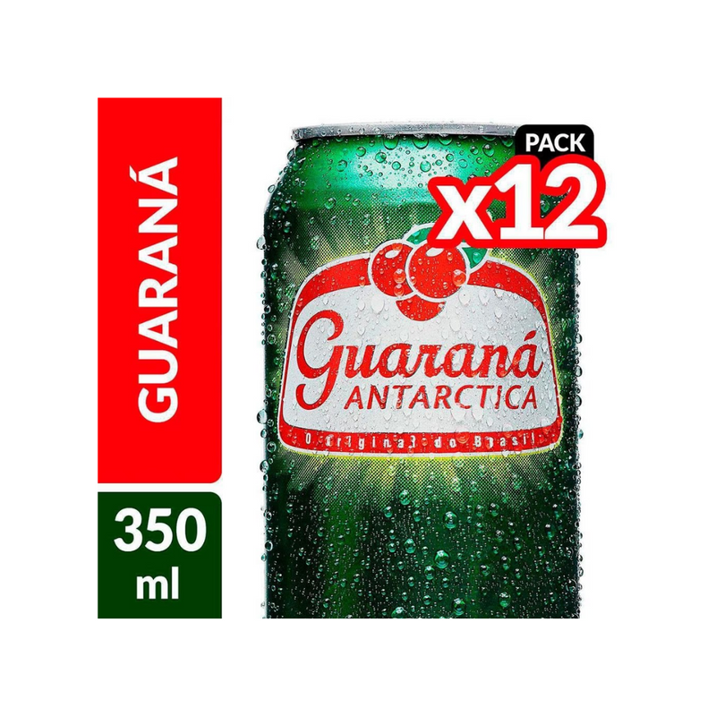 ANTARCTICA-GUARANÁ DIET LATA 350ML CX 12 UN