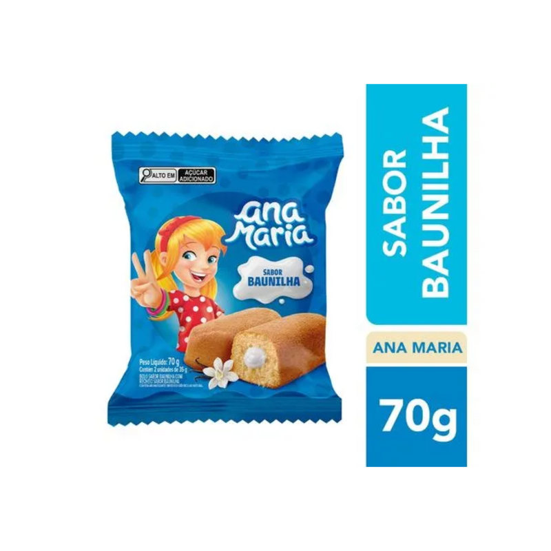 BOLINHO ANA MARIA 70G BAUNILHA
