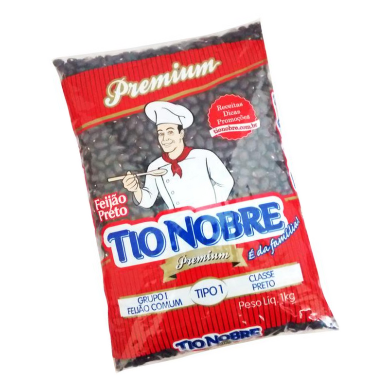 FEIJÃO PRETO TIO NOBRE 1KG