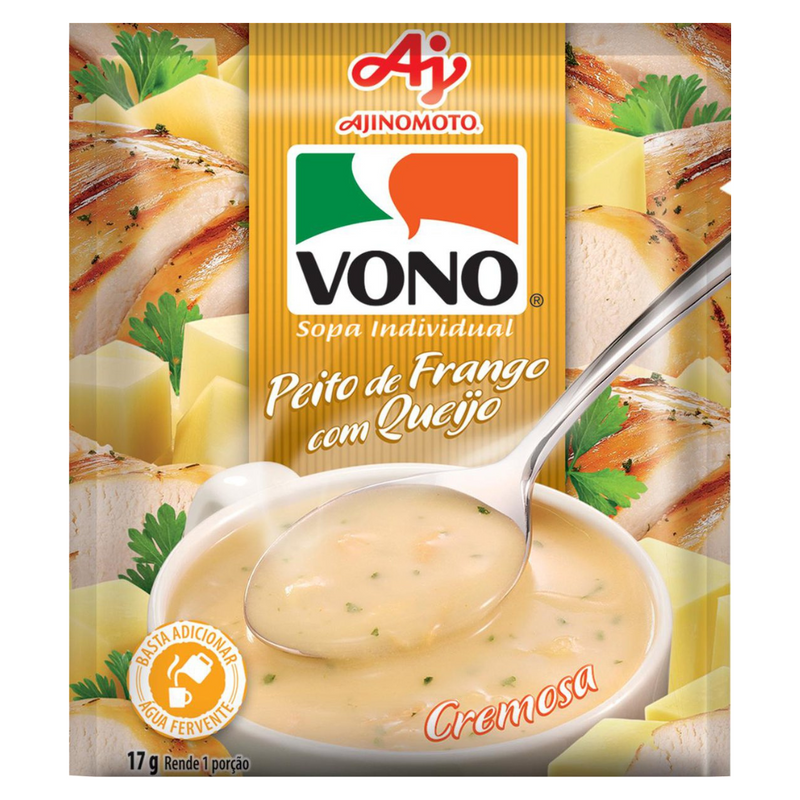 Sopa Vono Peito de Frango com Queijo Pacote com 18g - 3UN