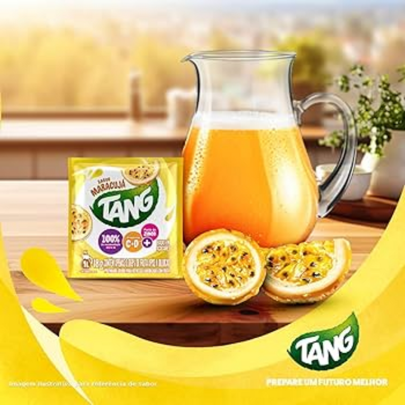 Refresco Em Pó Tang Maracujá 18 Unidades De 18G