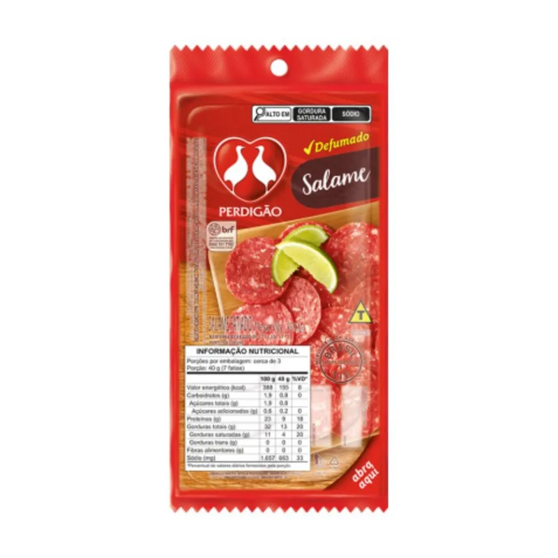 SALAME FATIADO PERDIGAO 100G