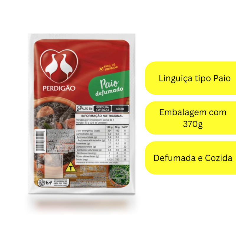 Linguiça Paio Perdigão 370g