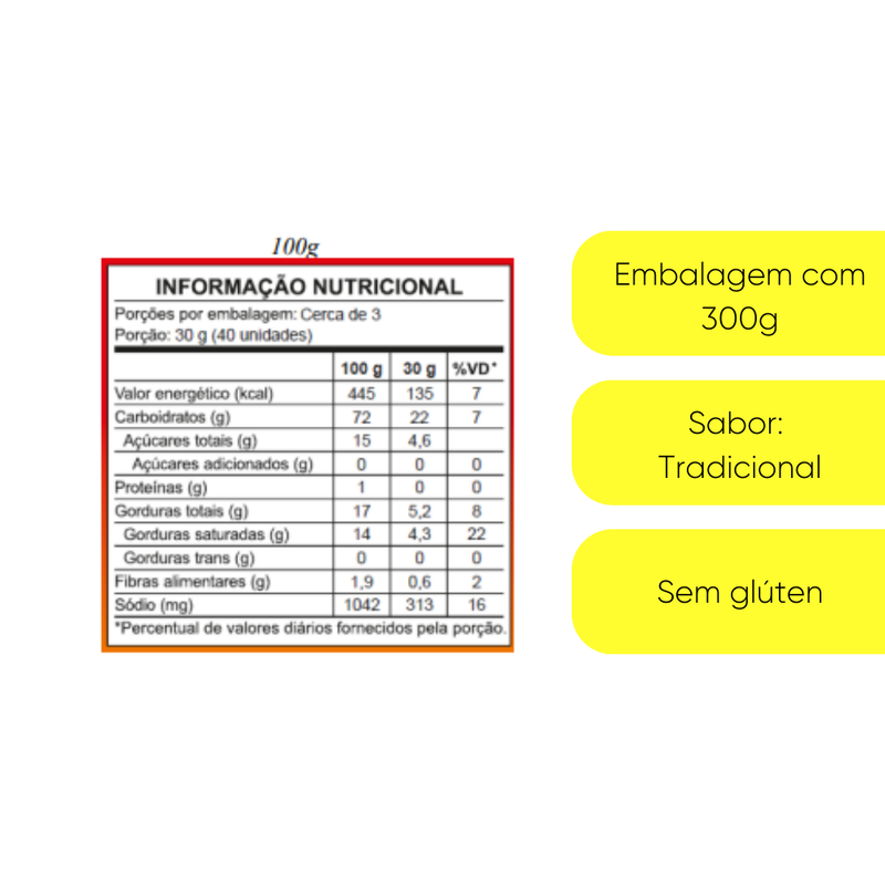 Biscoito De Polvilho 100gr Vale D'ouro