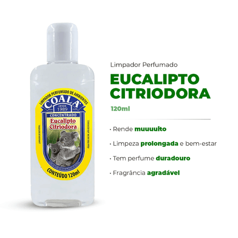 Coala Essências - Limpador Perfumado de Ambientes - CITRIODORA - 120 ml