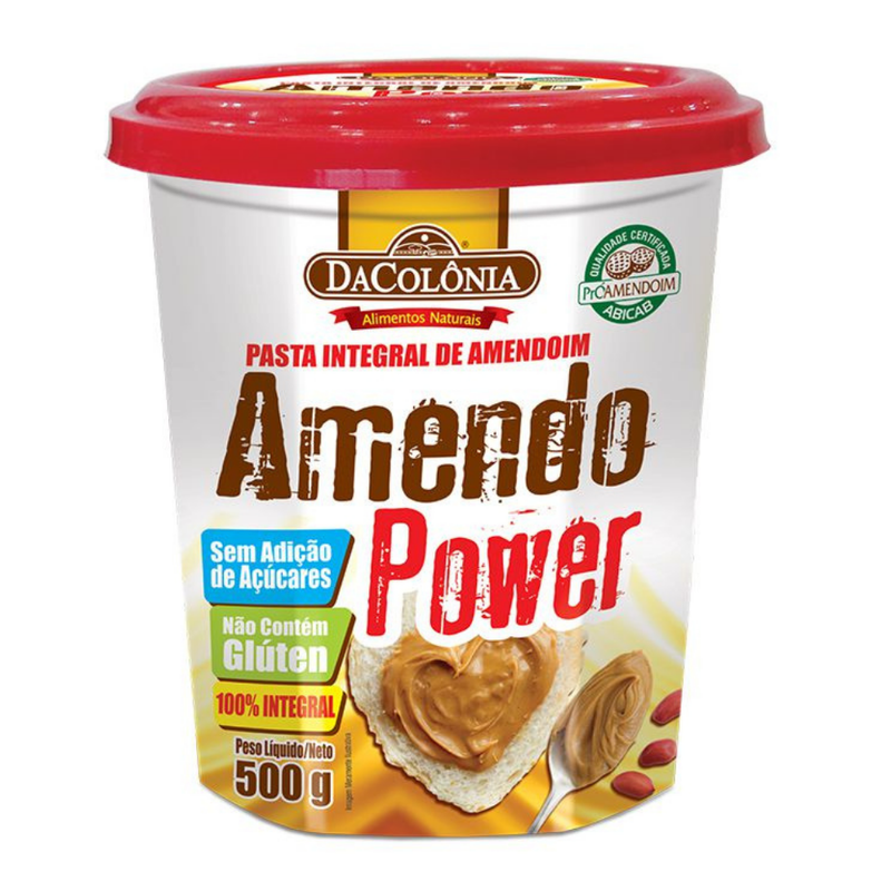 Amendopower Pasta De Amendoim DaColônia 500g