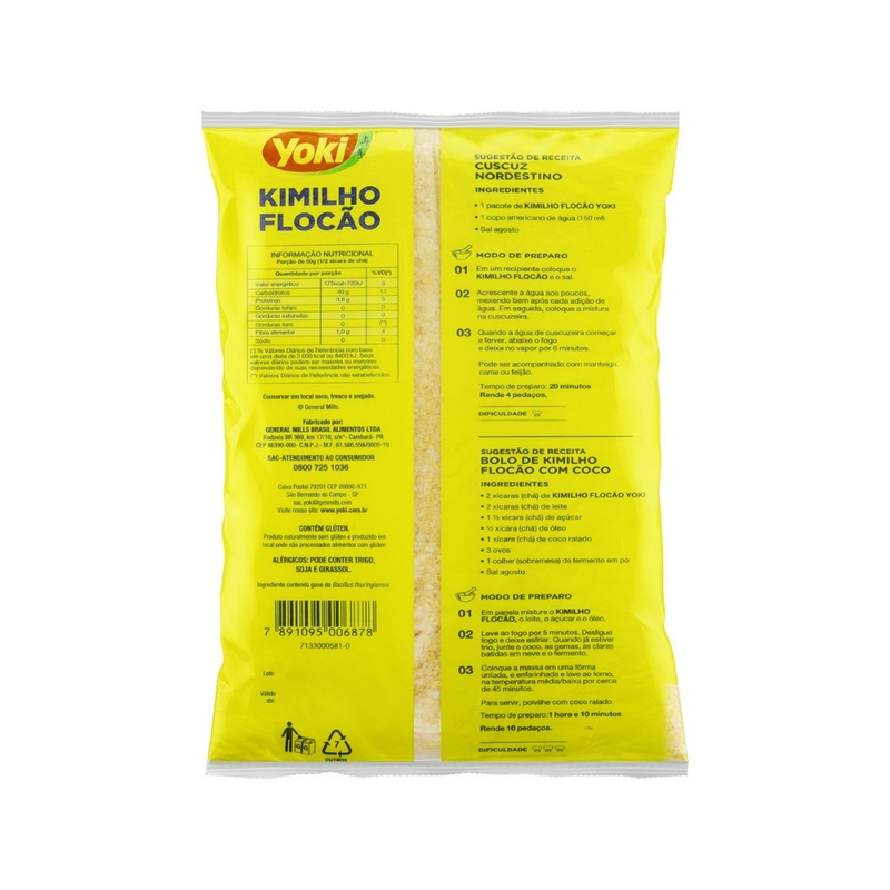 KIMILHO FLOCAO DE MILHO YOKI 500G