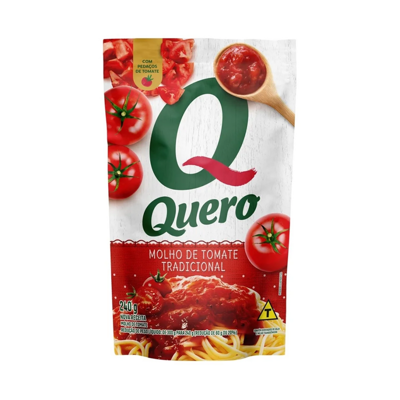 Molho de Tomate Quero 240g (Sachê)