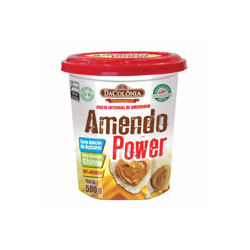 Amendopower Pasta de Amendoim DaColônia 500G