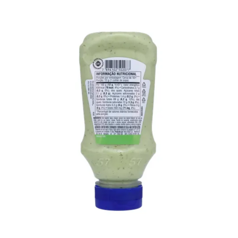 Maionese Heinz Alho Tostado Com Ervas 215 G