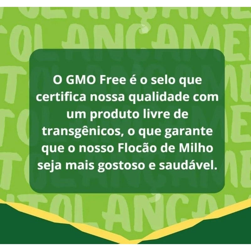 Flocão de Milho Livre De Transgênicos Bonomilho 500g