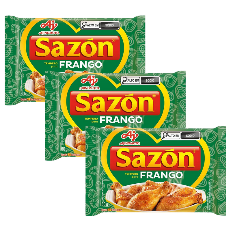 Tempero em pó sazón® sabor frango 60g