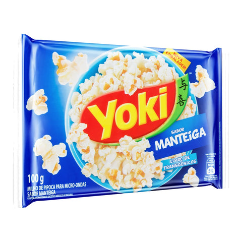 PIPOCA PARA MICRO-ONDAS MANTEIGA YOKI PACOTE 100G