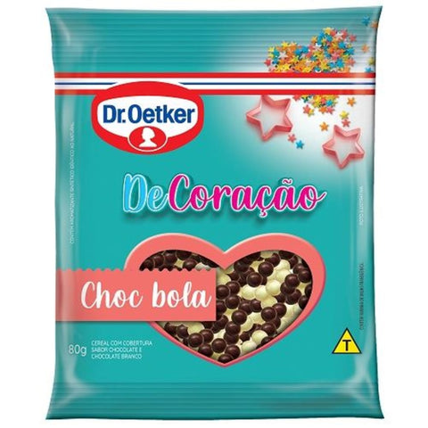 Confeitos Decoração Chocolate Bola 80g - Dr. Oetker