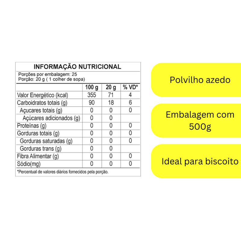 POLVILHO AZEDO DA TERRINHA 500G