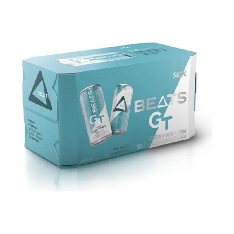 Skol Beats Gt Lata 269ml Caixa Com 8 Unidades