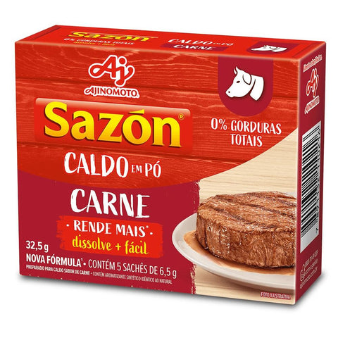Caldo Em Pó Carne Sazón 32,5g