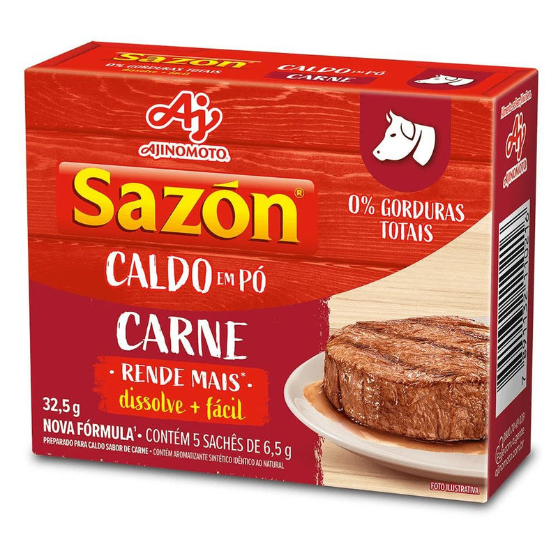Caldo Em Pó Carne Sazón 32,5 G