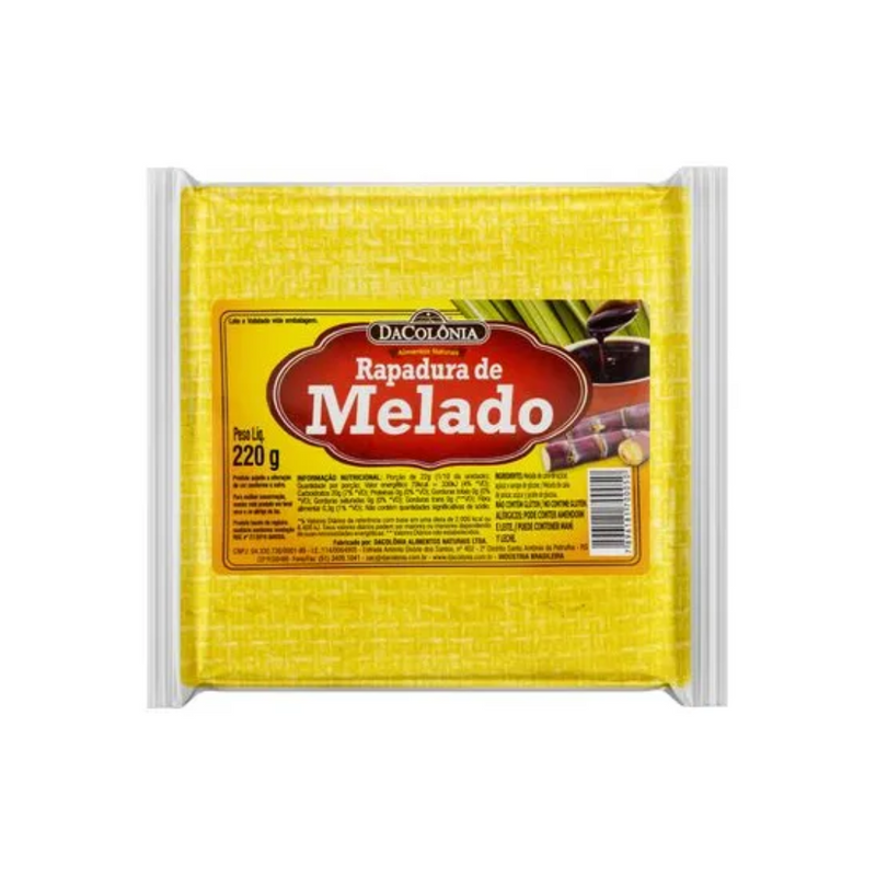 Rapadura Puxapalha 220g Dacolonia