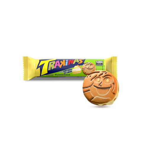 Trakinas Torta Limao Kit 3 Un - 126g