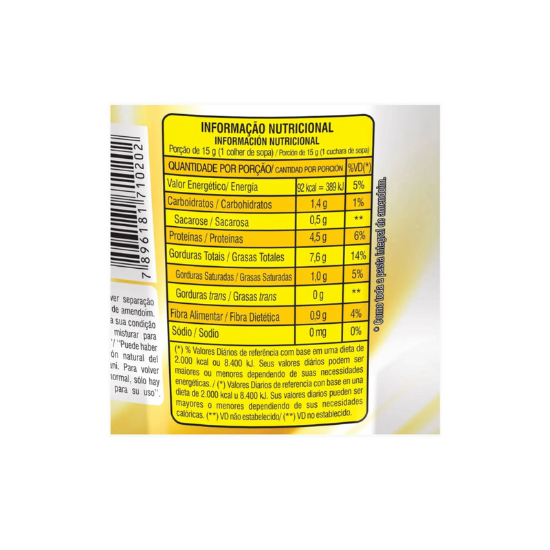 Amendopower Pasta de Amendoim DaColônia 500G