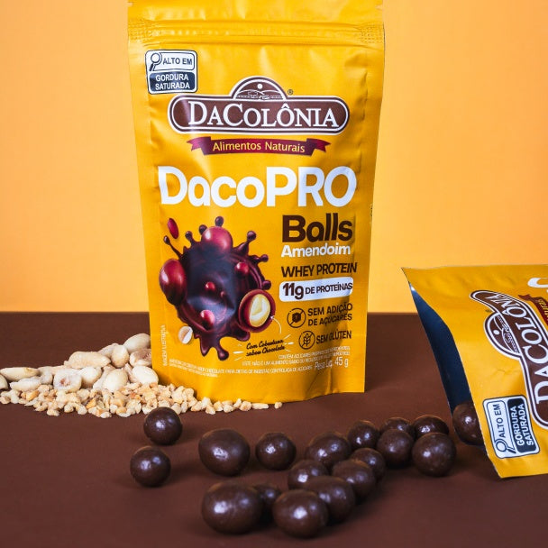 DACOPRO AMENDOIM BALLS CHOCOLATE 45G  - DACOLÔNIA