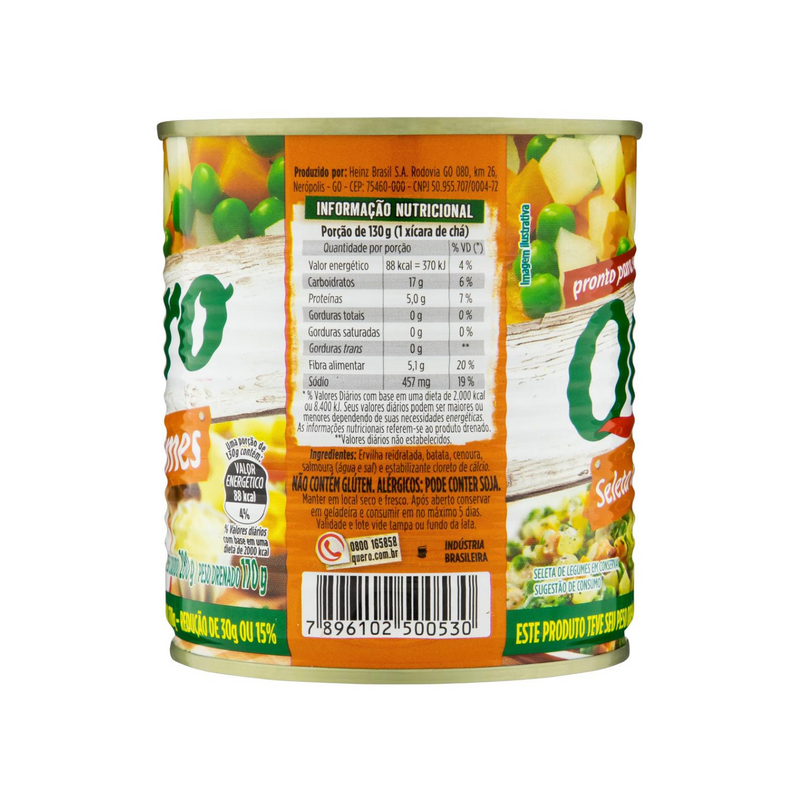 Seleta de Legumes em Conserva Quero Lata 170g