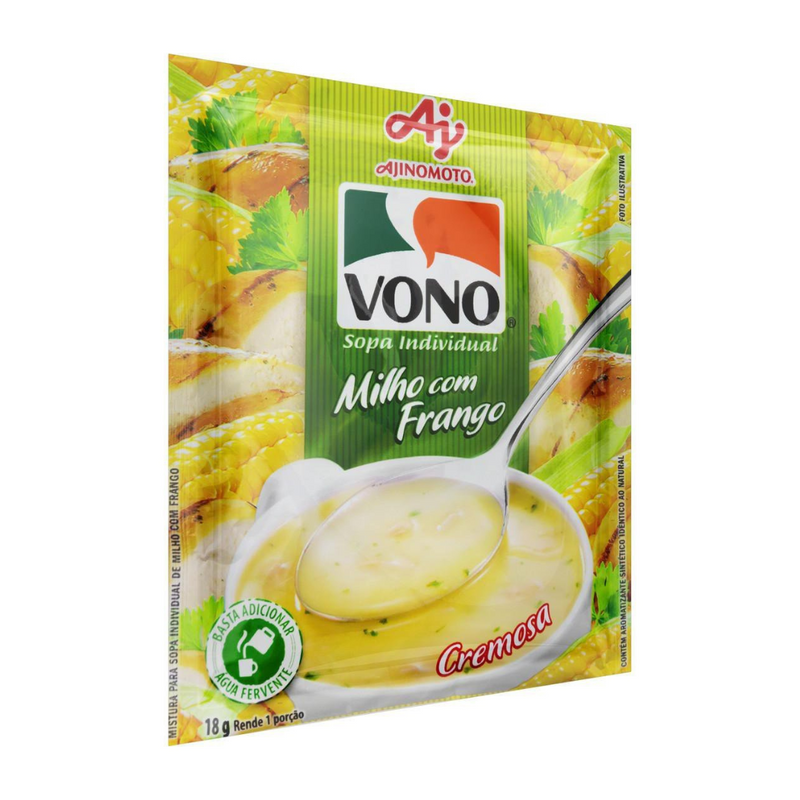 Sopa Vono Milho com Frango Pacote com 18g