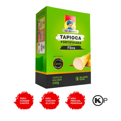 Tapioca Fort Da Terrinha Fibra 240g