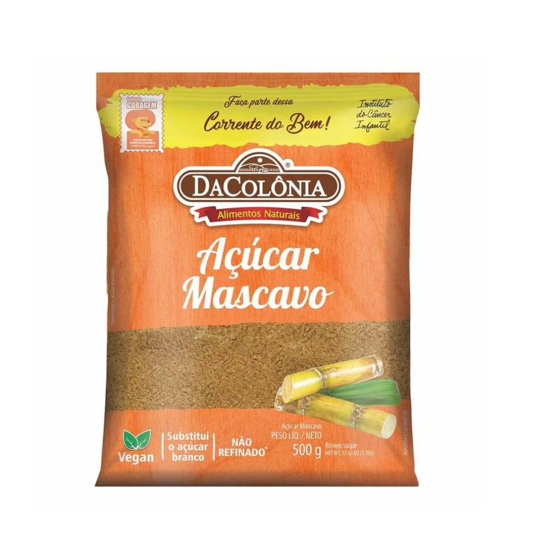 AÇÚCAR MASCAVO 500G