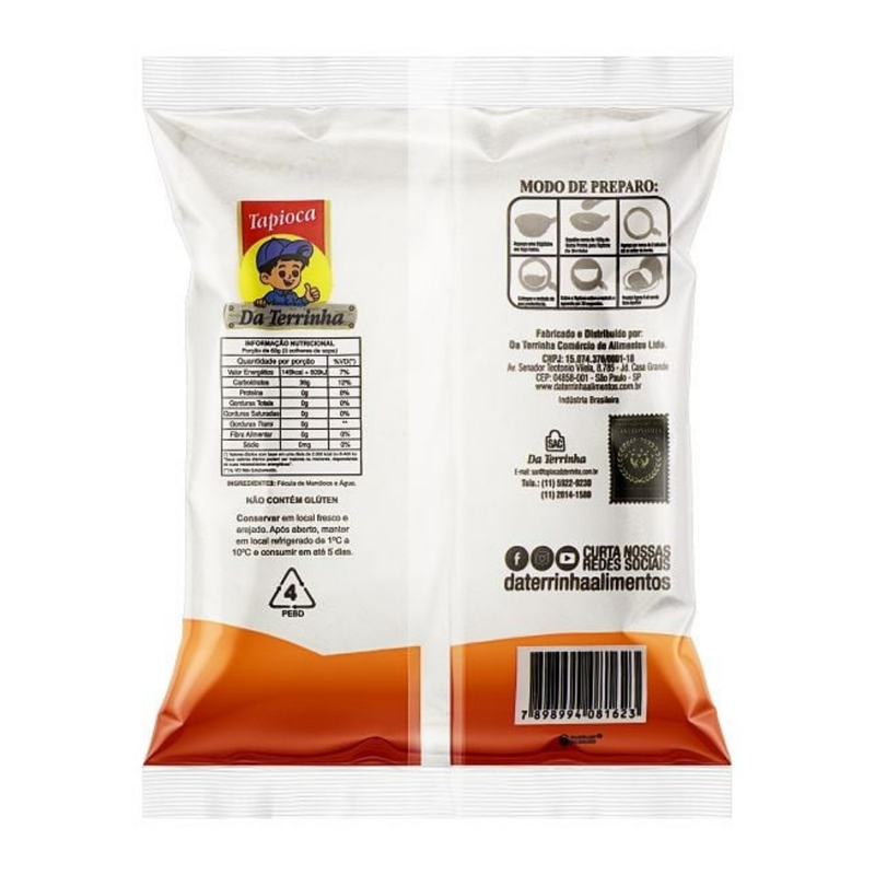Goma De Mandioca Para Tapioca Da Terrinha 500g
