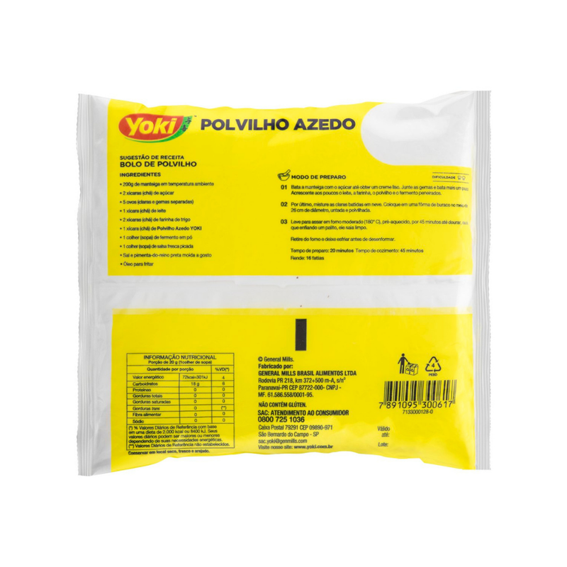 POLVILHO AZEDO YOKI 500G