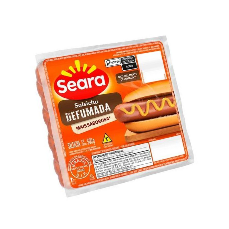 SALSICHA DEFUMADA RF 500G