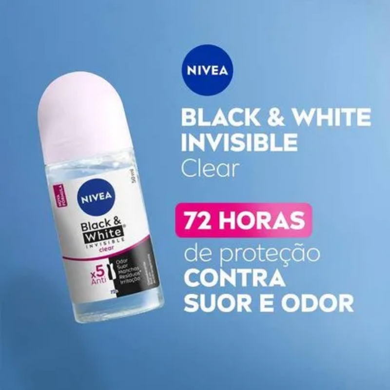 Kit Desod Antitranspirante Roll-On Nivea 50ml