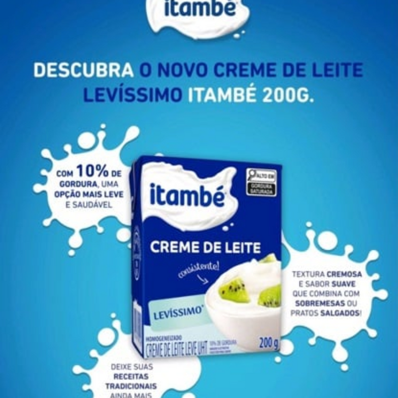 Creme de Leite Levíssimo 200g