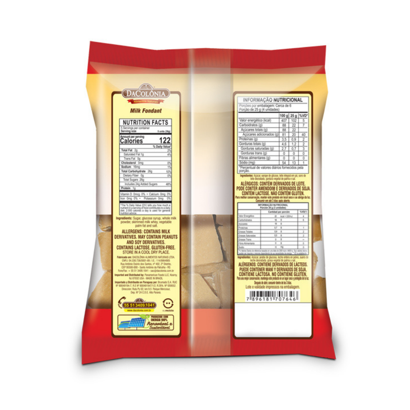 Fondant De Leite Dacolônia Doce De Leite 160g