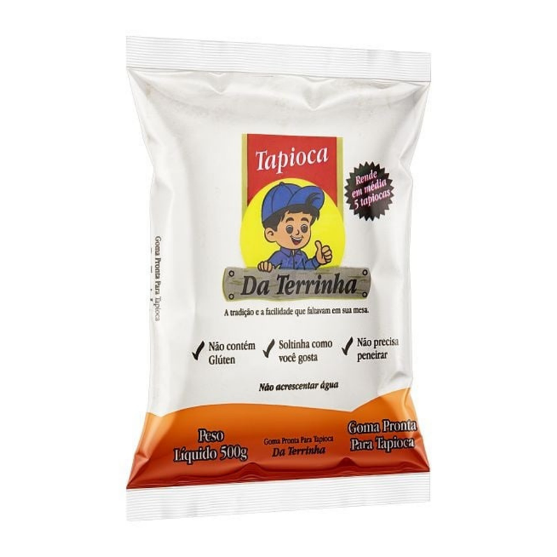 Goma De Mandioca Para Tapioca Da Terrinha 500g