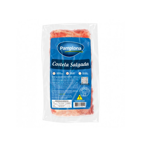 Carne Salgada de Suino Com Osso - Costela - Pamplona 500g a 1kg