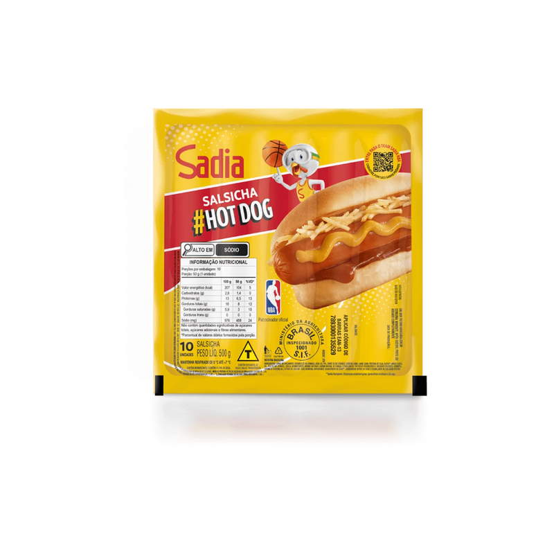 SALSICHA HOT DOG 500G SADIA