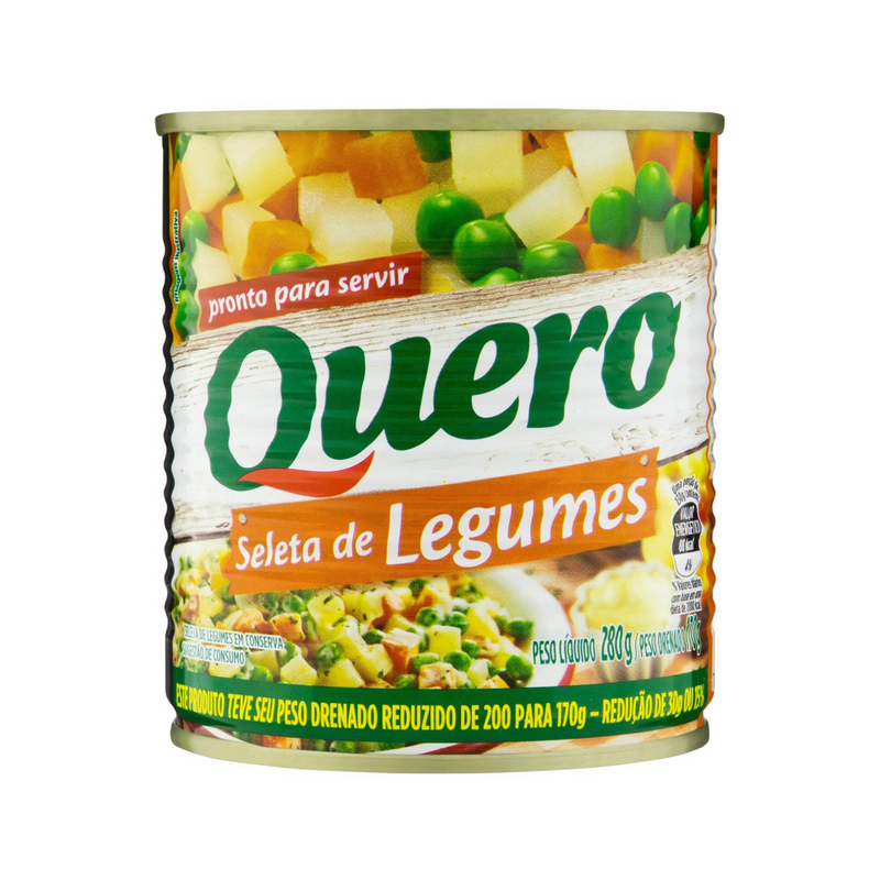 Seleta de Legumes em Conserva Quero Lata 170g