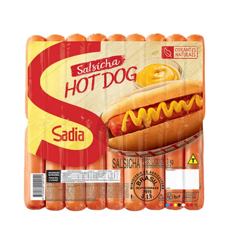 SALSICHA HOT DOG 500G SADIA
