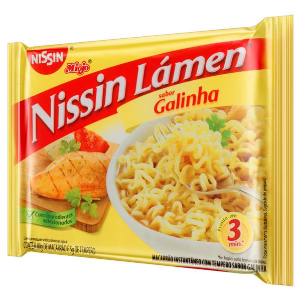 MACARRÃO INSTANTÂNEO NISSIN LAMEN GALINHA 85G