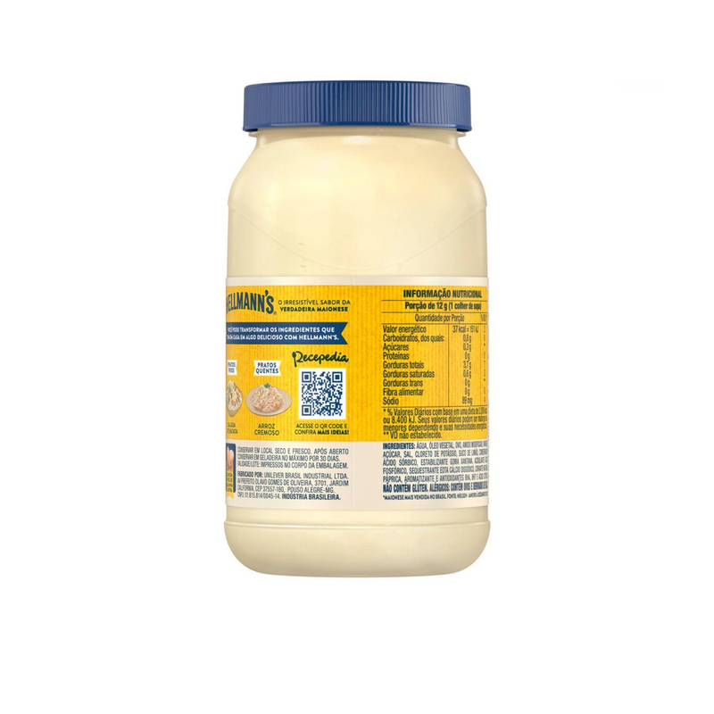 Maionese Hellmanns Tradicional 500g