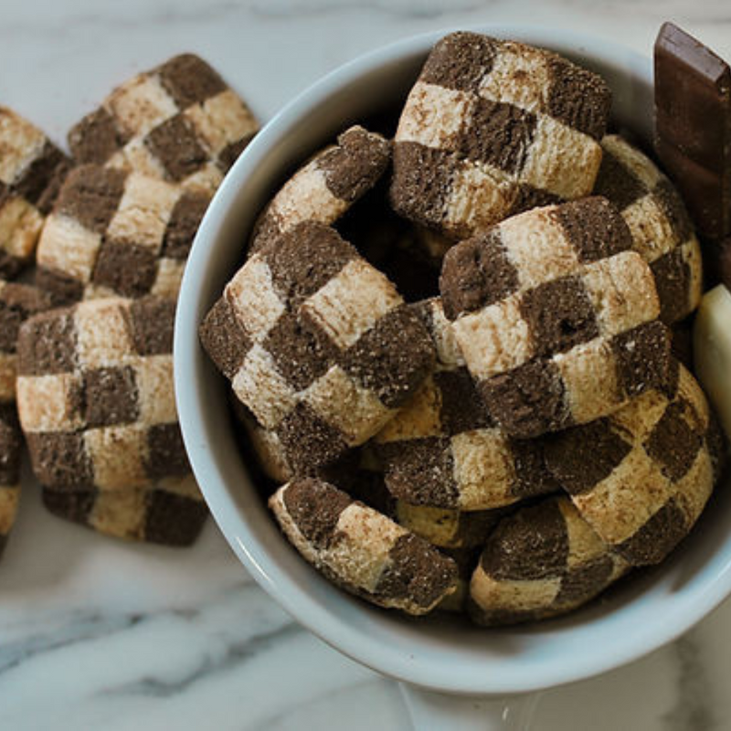 Biscoito Fino Dueto Chocolate Xadrez 200g Vale D'ouro