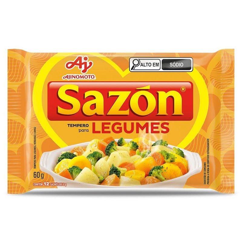 Tempero Em Pó Sazón® Sabor Legumes 60g