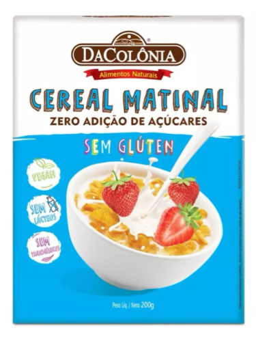 CEREAL MATINAL ZERO AÇÚCAR 200G  - DACOLÔNIA