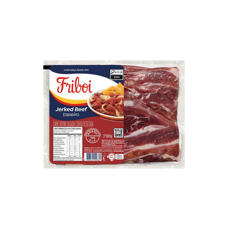 JERKED BEEF TRASEIRO 500G FRIBOI