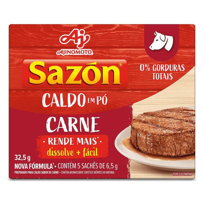 Caldo Em Pó Carne Sazón 32,5 G