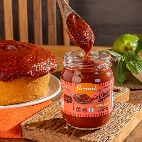 Goiabada Cremosa Flormel Zero Açúcar 210g