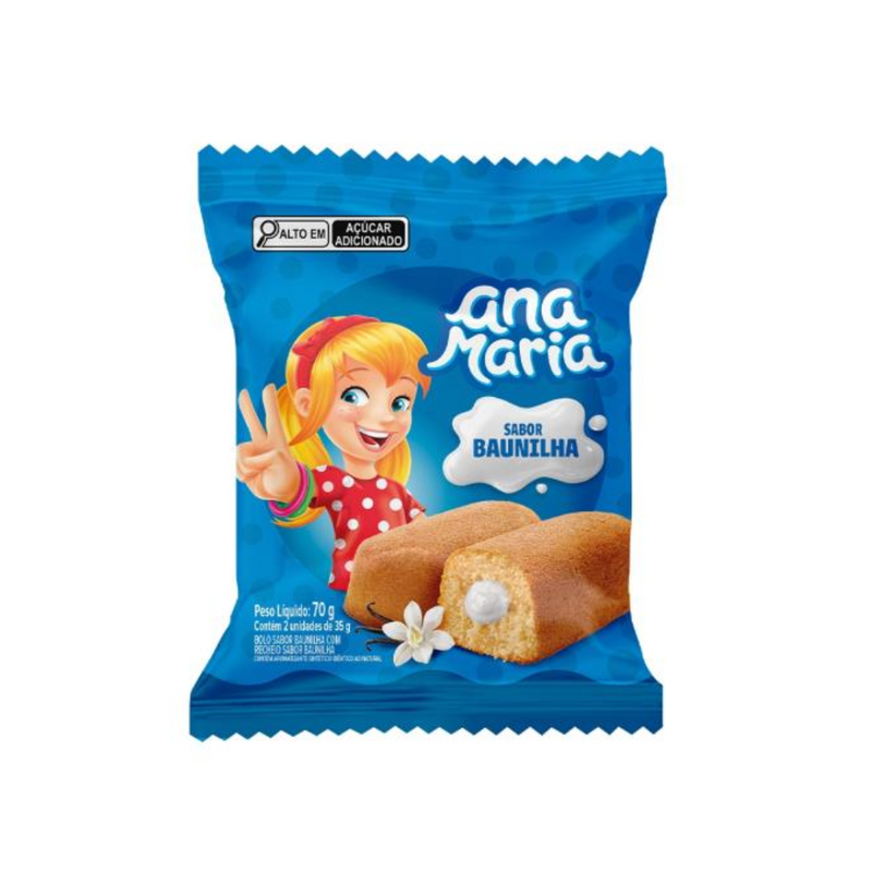 BOLINHO ANA MARIA 70G BAUNILHA